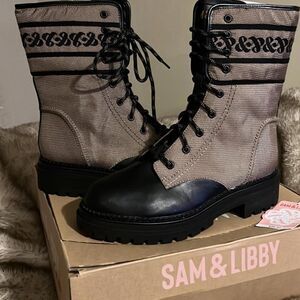 Sam Women's Black and Brown Boots